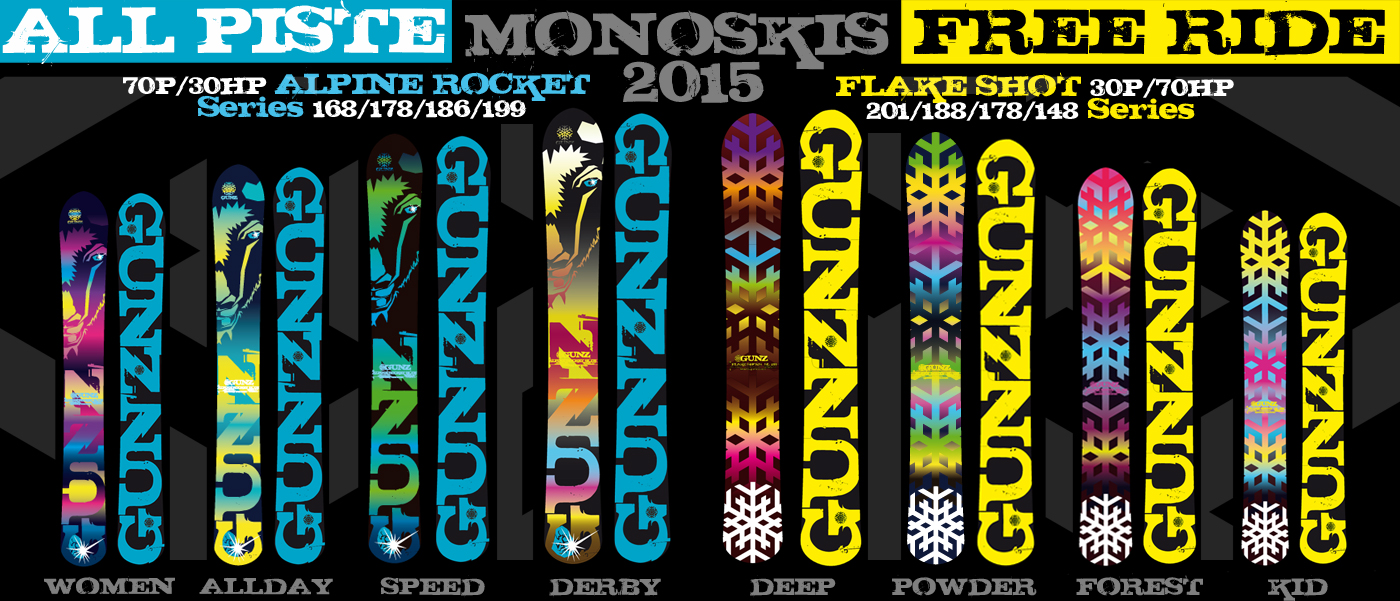 Monoski Snowgunz Collection 2014